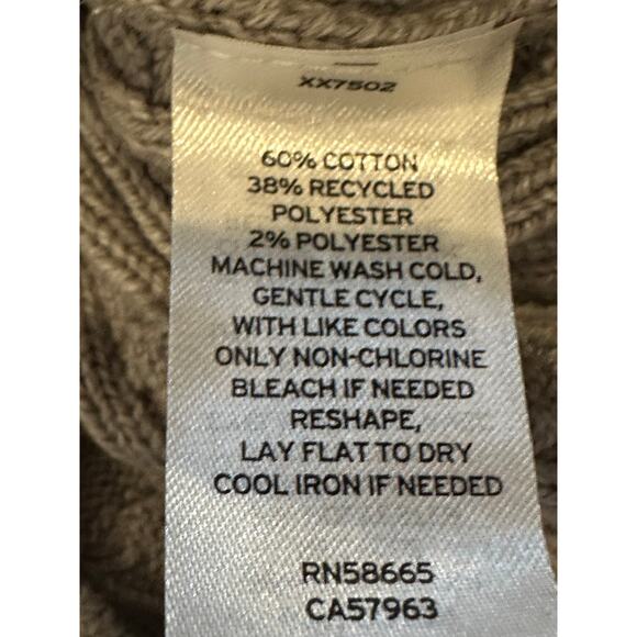 BP. Women's Gray Cable Knit Button Down Crop Cardigan Sweater Long Sleeve S NWT - Picture 9 of 9